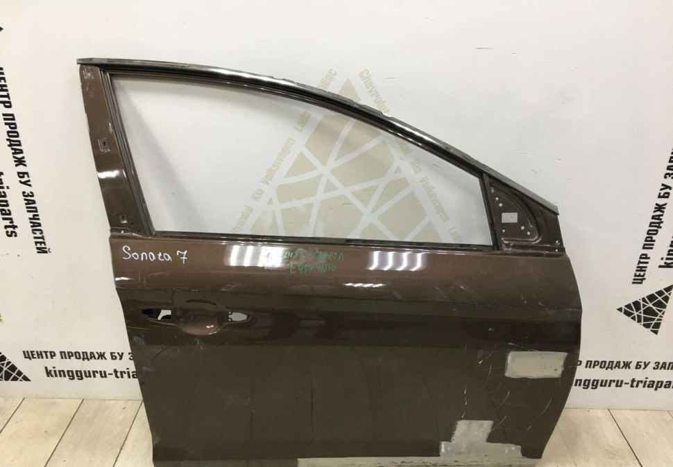 Дверь правая передняя Hyundai Sonata 7 17-19 oem 76004C1010