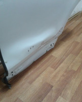 Дверь задняя левая Volkswagen Touareg NF (вмятины)