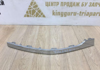 Молдинг заднего бампера левый Volkswagen Touareg 2 FL рест 14-18 oem 7P6853841