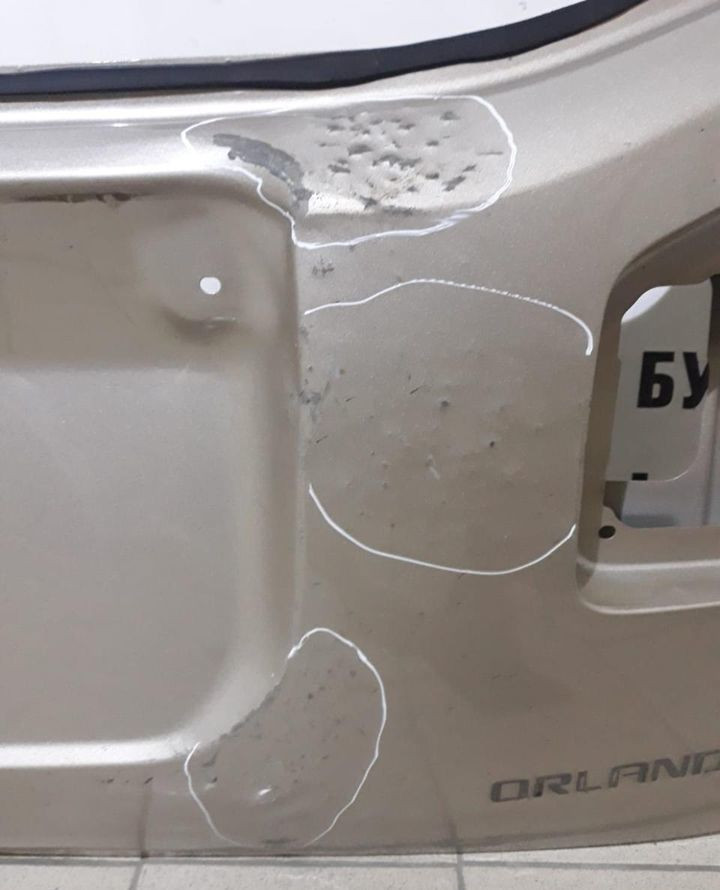 Крышка багажника Chevrolet Orlando oem 95186445 (скл-3) Крышка багажника Chevrolet Orlando oem 95186445 (скл-3)