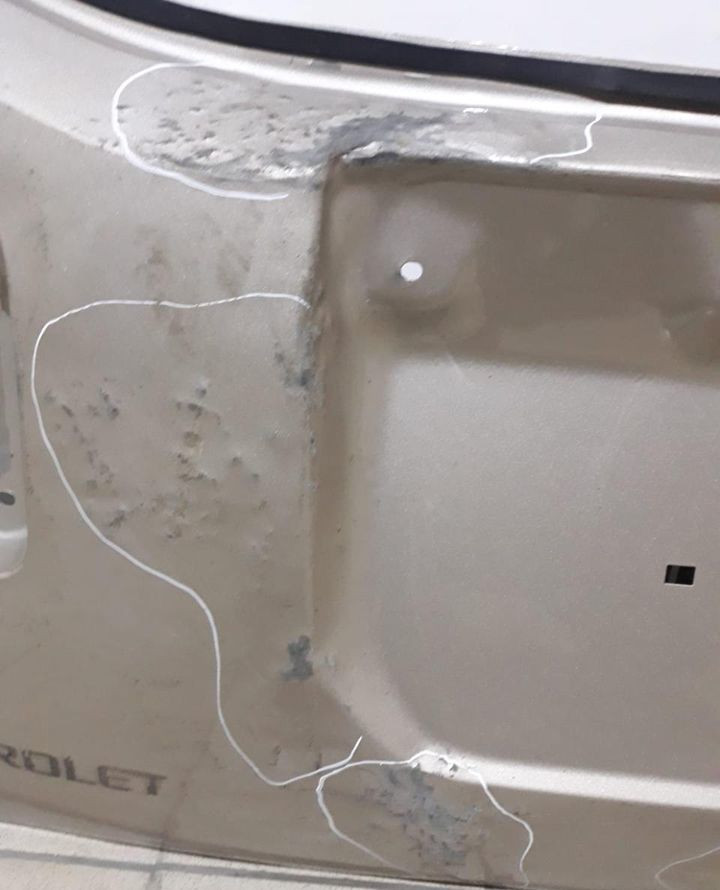 Крышка багажника Chevrolet Orlando oem 95186445 (скл-3) Крышка багажника Chevrolet Orlando oem 95186445 (скл-3)