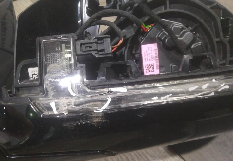 Корпус зеркала левый 5 пин бу BMW X3 G01 OEM 51168491669