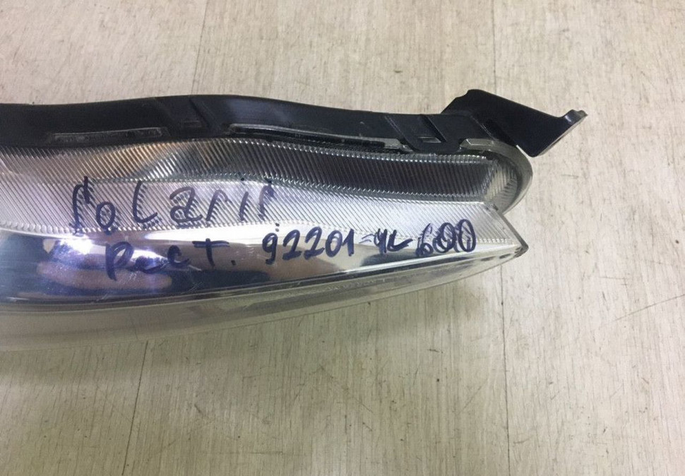 Противотуманная фара левая Hyundai Solaris 1 рест oem 922014l600 Противотуманная фара левая Hyundai Solaris 1 рест oem 922014l600