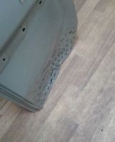 Дверь багажника задняя багажника Lada Largus Cross oem 901010231r (вмятина) (скл-3)