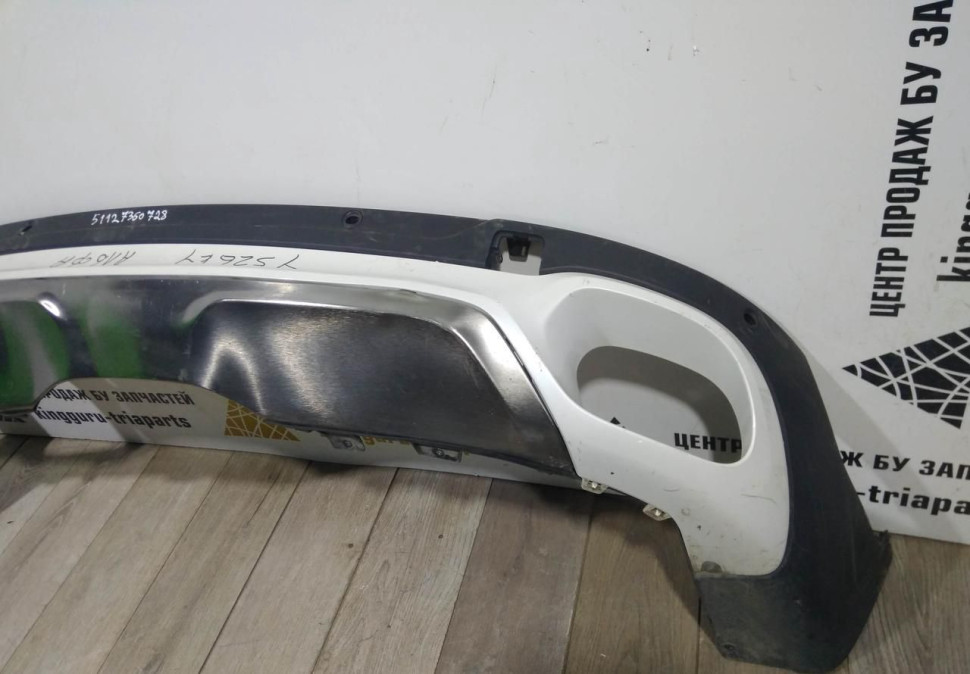 Спойлер заднего бампера бу BMW X6 F16 OEM 51127360728