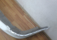 Бампер задний Volkswagen Polo Sedan (15>) oem 6RU807421D (мал.трещина, мал.вмятина,)