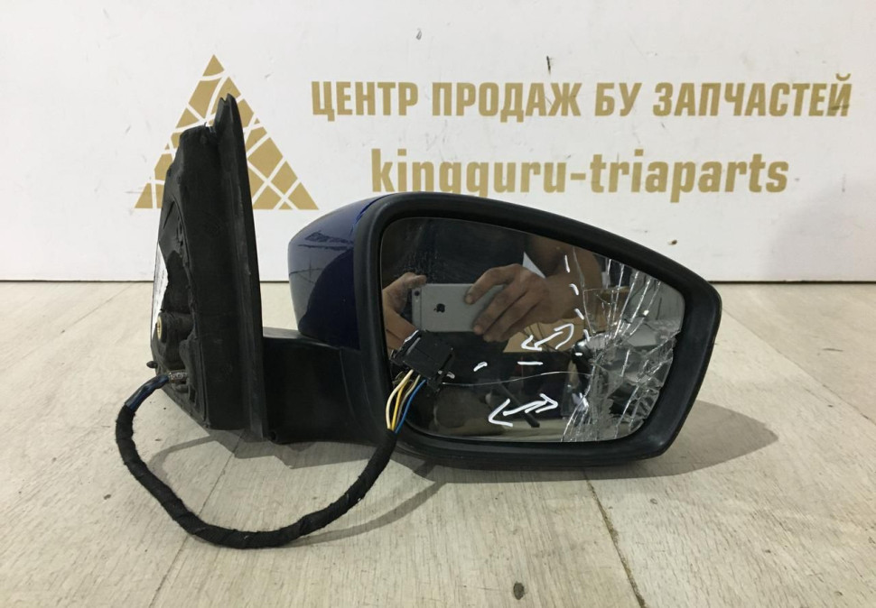 Корпус зеркала правый 6 пин Skoda Rapid рестайлинг OEM 5JB857502J