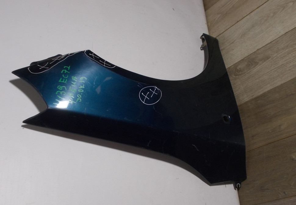 Крыло переднее правое бу Skoda Fabia 2 OEM 5JH821022 Крыло переднее правое бу Skoda Fabia 2 OEM 5JH821022