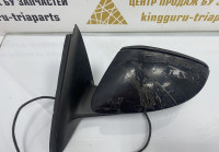 Корпус зеркала левый 6 пин Skoda Octavia A7 OEM 5E1857407