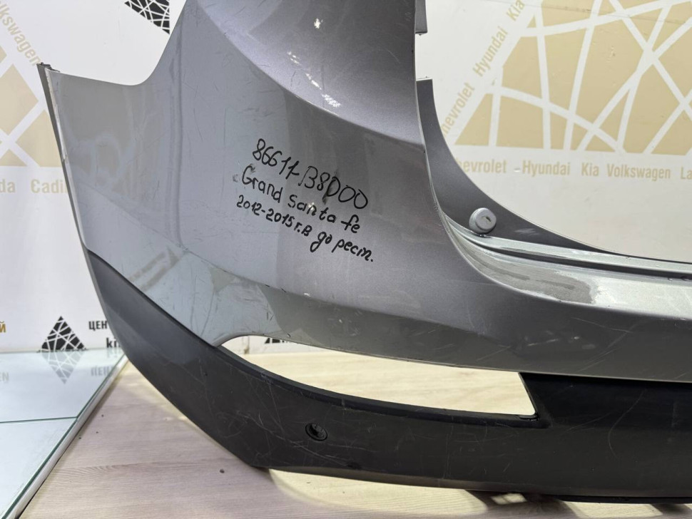 Бампер задний Hyundai Grand Santa Fe 3 Дорестайлинг 2012-2015 oem 86611B8000 Бампер задний Hyundai Grand Santa Fe 3 Дорестайлинг 2012-2015 oem 86611B8000
