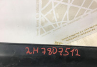 Накладка заднего бампера Volkswagen Amarok 1 (10-16)  oem 2H7807512