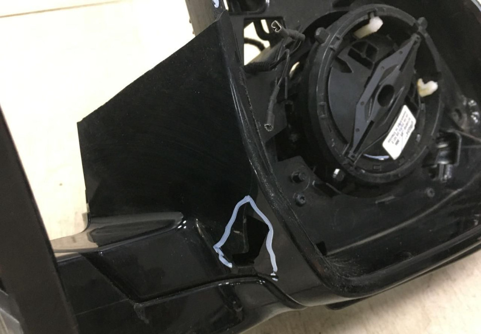 Корпус зеркала правый 5 пин BMW X3 G01 OEM 51168491650