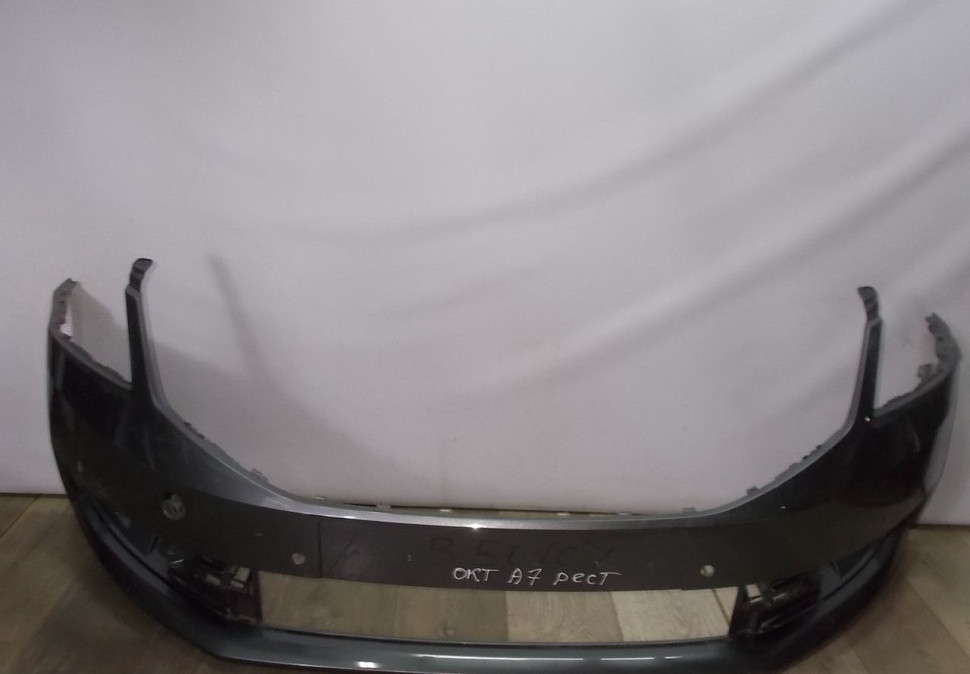 Бампер передний бу Skoda Octavia A7 рестайлинг OEM 5EU807221F